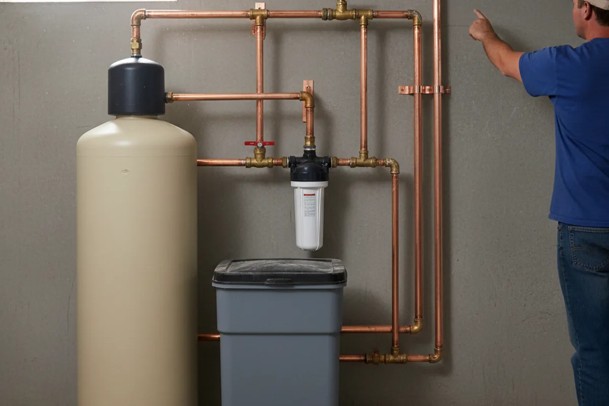 Whole-house water treatment system installed in Garrison